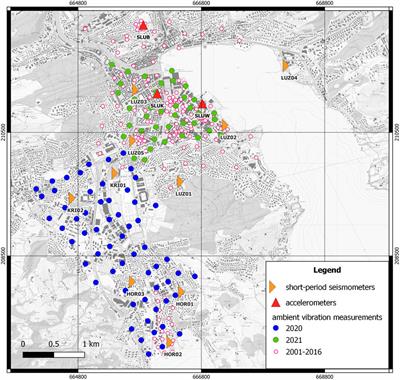 Combining Earthquake Ground Motion and Ambient Vibration Recordings to Evaluate a Local High-Resolution Amplification Model—Insight From the Lucerne Area, Switzerland